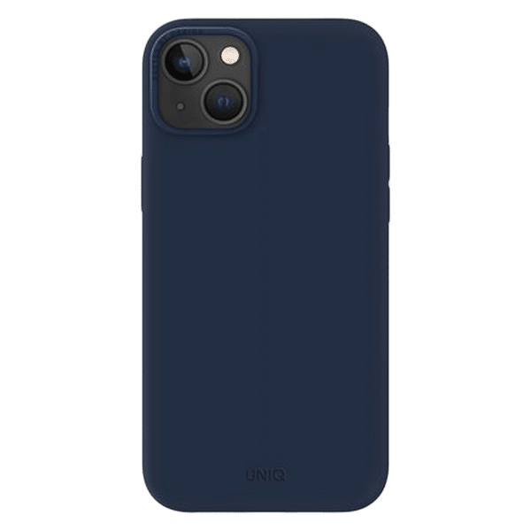 Uniq Liquid Silicone Back Cover for iPhone 14 Plus (Advanced Coating Technology, Blue)_1