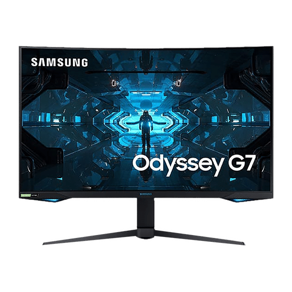 SAMSUNG Odyssey G7 80 cm (32 inch) WQHD VA Panel QLED Curved Height Adjustable Gaming Monitor with Black Equalizer_1