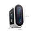 DELL Alienware Aurora R13 Core i7 12th Gen Gaming Tower (16GB, 1TB HDD, 512GB SSD, NVIDIA GeForce RTX 3070, Windows 11 Home, Lunar Light)_2