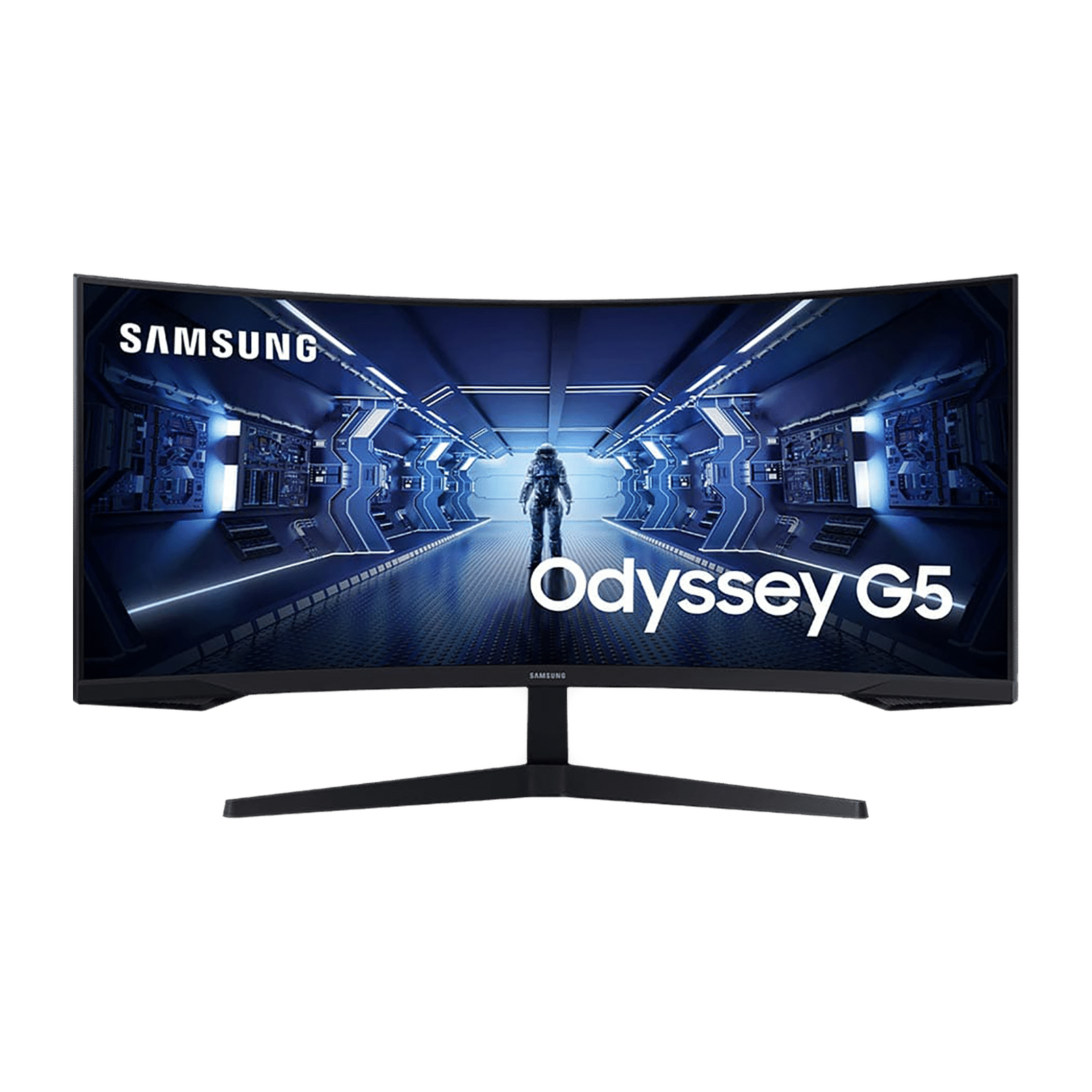 Proportional fejl Bevidstløs Buy SAMSUNG Odyssey G5 86 cm (34 inch) Ultra WQHD VA Panel LED Curved  Gaming Monitor with Black Equalizer Online - Croma