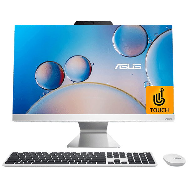 ASUS AiO A3 Series 23.8 Inch Full HD Touch Display Intel Core i5 12th Gen Windows 11 Home Desktop (8GB, 512GB SSD, Intel UHD)_1