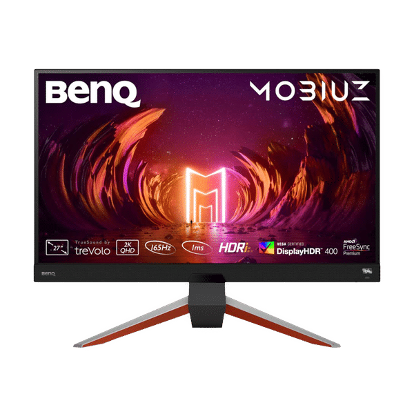 BenQ MOBIUZ 68.58 cm (27 inch) QHD IPS Panel LED Bezel-Less Height Adjustable Gaming Monitor with Flicker-Free Technology_1