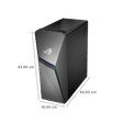 ASUS ROG Strix Ryzen 5 Tower PC (8GB, 1TB HDD, 256GB SSD, NVIDIA GeForce GTX1660TI, Windows 11 Home, Gray)_2