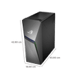 ASUS ROG Strix Core i5 Tower PC (8GB, 1TB HDD, 512GB SSD, NVIDIA GeForce GTX1660TI, Windows 11 Home, Gray)_2