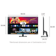 SAMSUNG M7 108 cm (43 inch) Ultra HD 4K VA Panel LCD Ultra Wide Monitor with Flicker-Free Technology_2