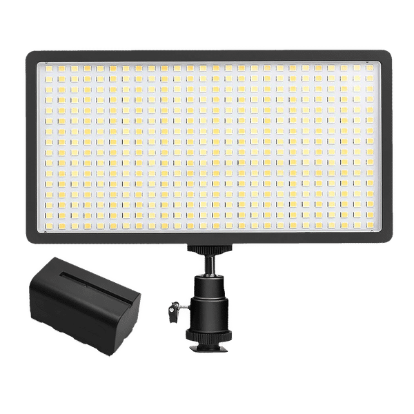 Digitek D416 Combo LED Video Light with Li-ion Battery for Still Photography & Videography (Angle Adjustable)_1