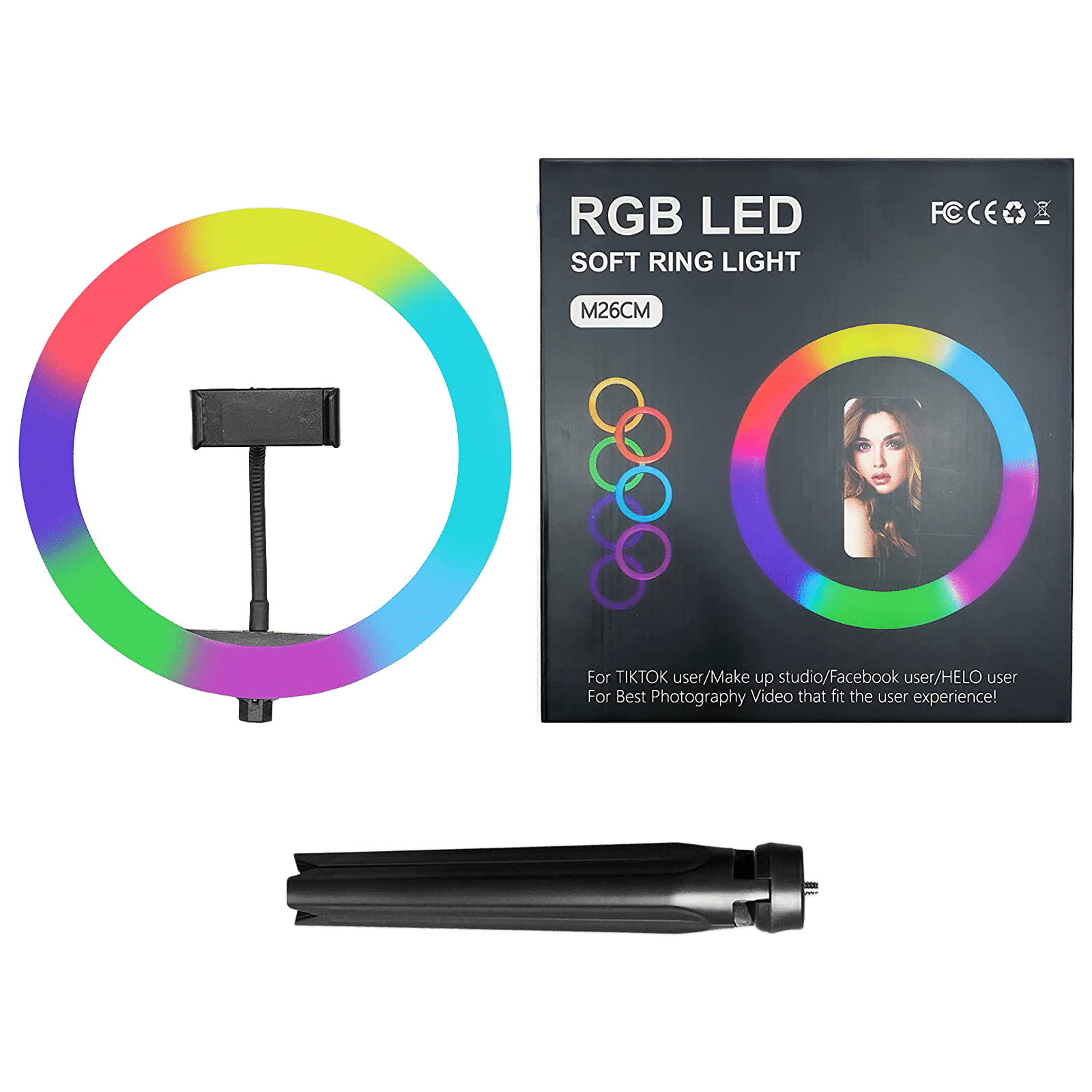 GIFTMAX® Professional 18 inches Big LED Ring Light with Stand | 2 Color  Modes Dimmable