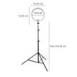 HIFFIN Right Plus Ring Light with Stand for Photography (360 Degree Rotation)_2