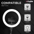 Digitek DRL 018R Ring Light with Remote Control for Makeup, Photography & Videography (Multi-Angle Adjustment)_4