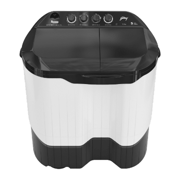 Godrej 9.5 kg 5 Star Semi Automatic Washing Machine with Turbo 6 Technology (EdgePro, Graphite Grey)_1
