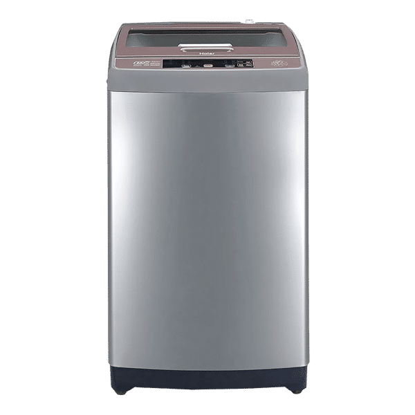 Haier 7.5 Kg 5 Star Fully Automatic Top Load Washing Machine (HWM75-708S5NZP, Oceanus Wave Drum, Brown Grey)_1