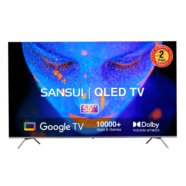 SANSUI 140 cm (55 inch) QLED 4K Ultra HD Google TV with Dolby Vision & Dolby Atmos (2022 model)_1