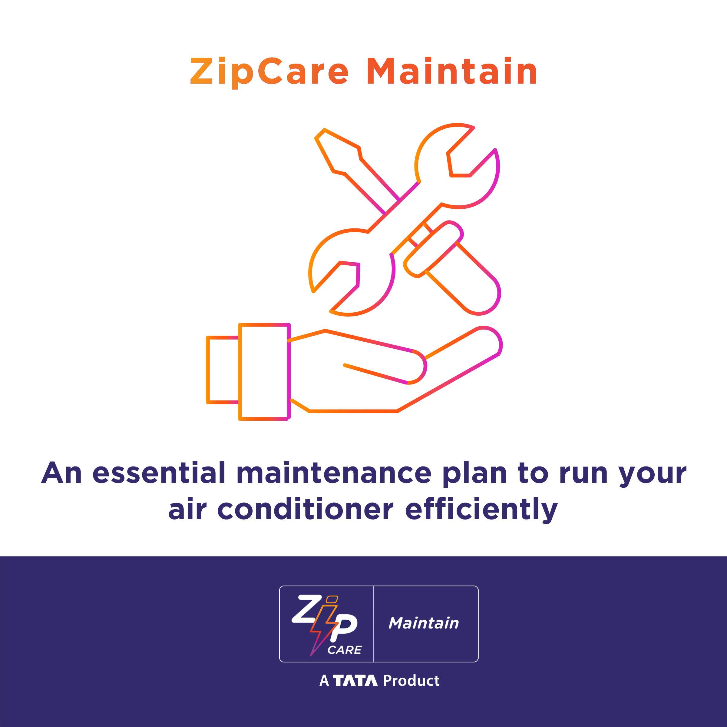 Buy Zipcare Maintain Service Plan For Air Conditioner - 1 Time 