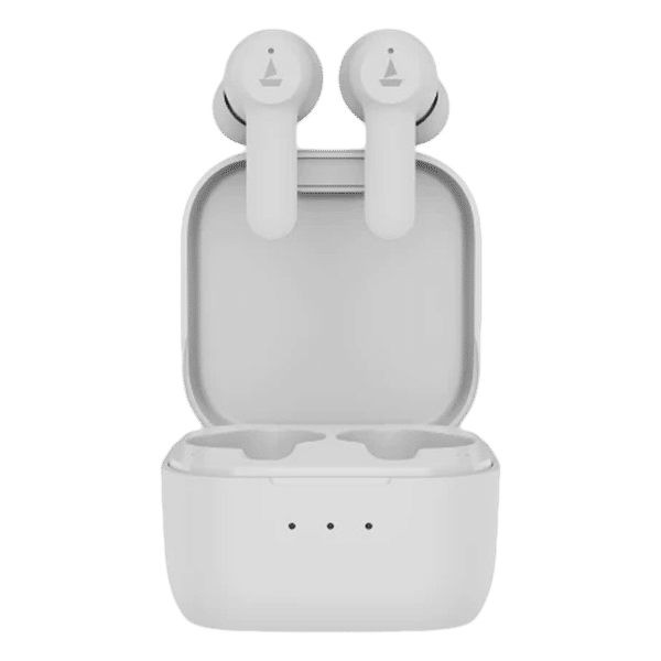 boAt Airdopes Fuel TWS Earbuds with Environmental Noise Cancellation (IPX4 Water Resistant, ASAP Charge, Pearl White)_1