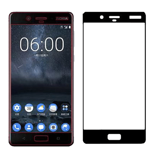 stuffcool Mighty 2.5D Tempered Glass for Nokia 8 (9H Hardness)_1