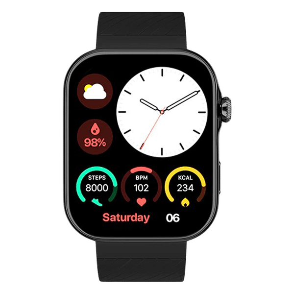 noise ColorFit Ultra 3 Smartwatch with Bluetooth Calling (49mm AMOLED Display, IP68 Water Resistant, Jet Black Strap)_1