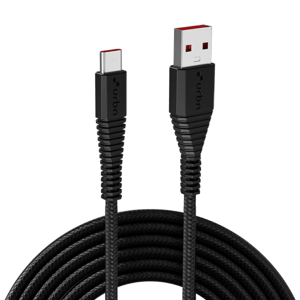 urbn Type C to Type A 5 Feet (1.5M) Cable (Nylon Braided, Black)_1