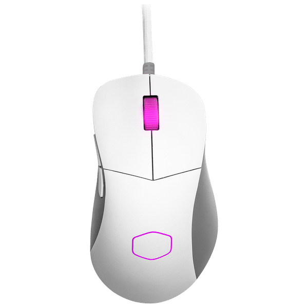 Cooler Master MM730 Wired Gaming Mouse (16,000 DPI, Gold Plated Cable, White)_1