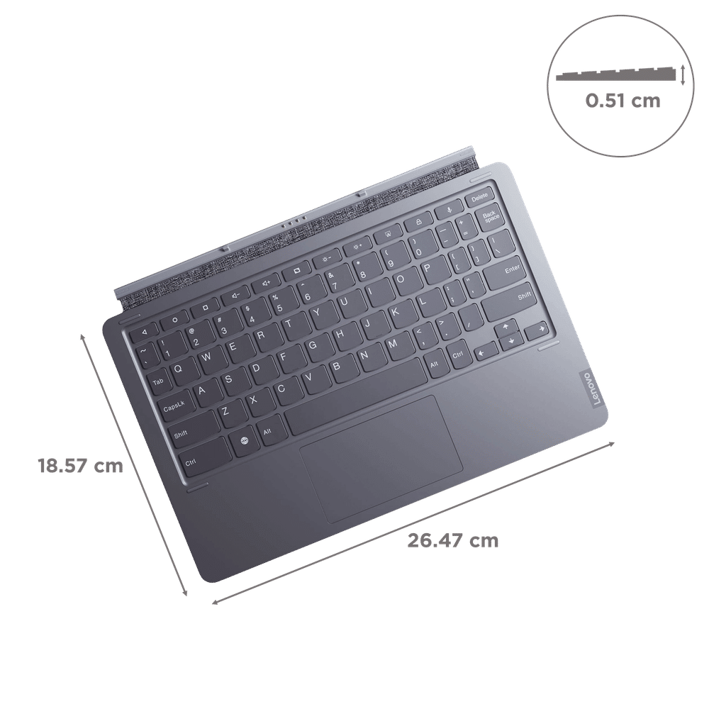 Buy Lenovo Wireless Detachable Keyboard for P11 Pro with Touchpad ...