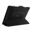 Spigen Rugged Armor Pro Polyurethane Leather, TPU Flip Cover for Apple iPad (9th, 8th & 7th Gen) (Built-in Kickstand, Black)_4