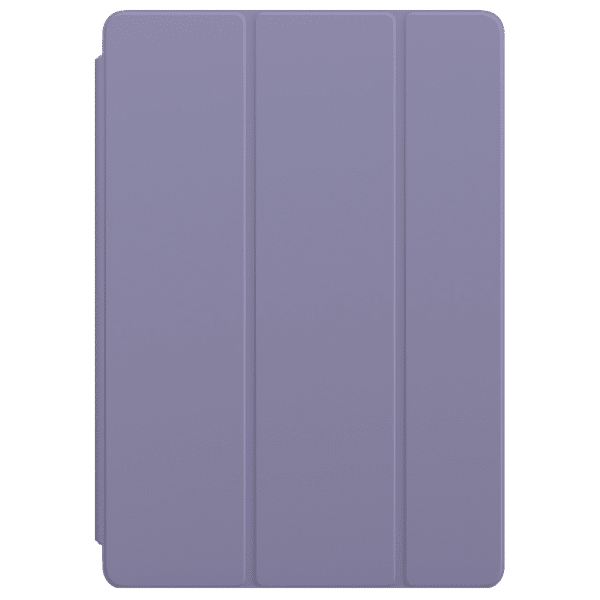 Apple Smart Leather Flip Cover for Apple iPad (9th, 8th & 7th Gen), iPad Air (3rd Gen), iPad Pro (Magnetic Attachments, English Lavender)_1