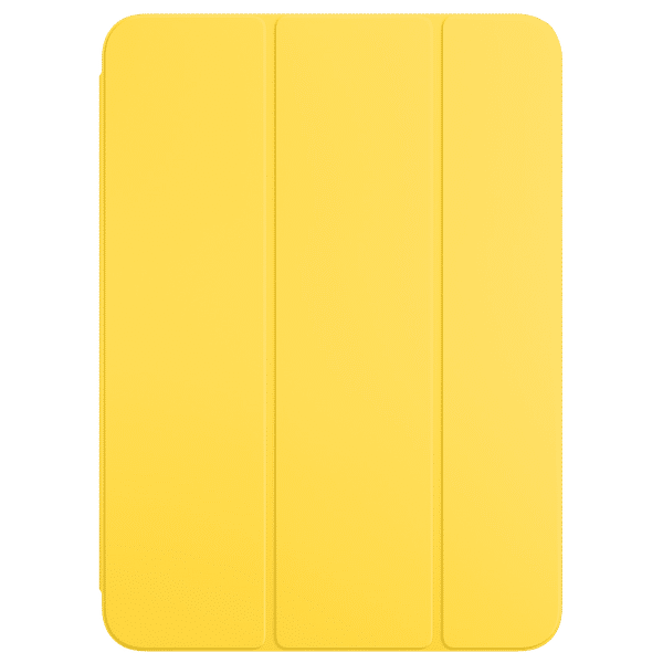 Apple Smart Polyurethane Folio Case for Apple iPad (10th Gen) 10.9 Inch (Magnetic Attachments, Yellow)_1