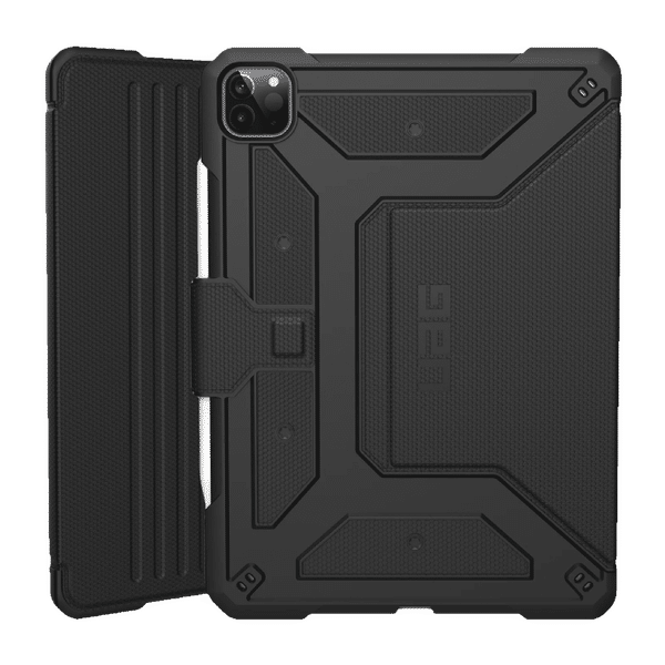 UAG Metropolis Series Polyurethane, TPU Flip Cover for Apple iPad Pro 11 Inch (4th Gen) (Feather-Light Composite Construction, Black)_1