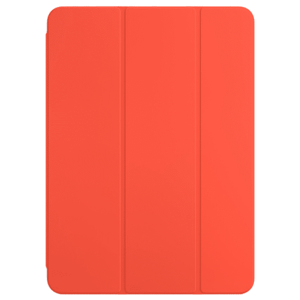 Apple Smart Polyurethane Folio Case for Apple iPad Air (4th & 5th Gen) 10.9 Inch (Automatically Wakes, Electric Orange)_1