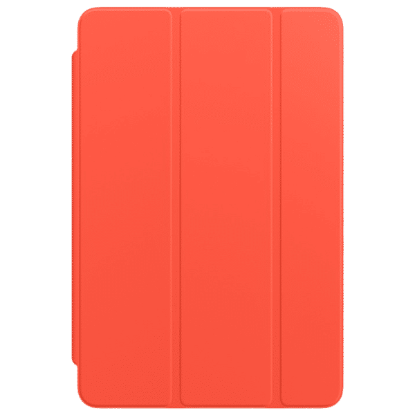 Apple Smart Polyurethane Flip Cover for Apple iPad Mini (4th & 5th Gen) 7.9 Inch (Automatically Wakes, Electric Orange)_1