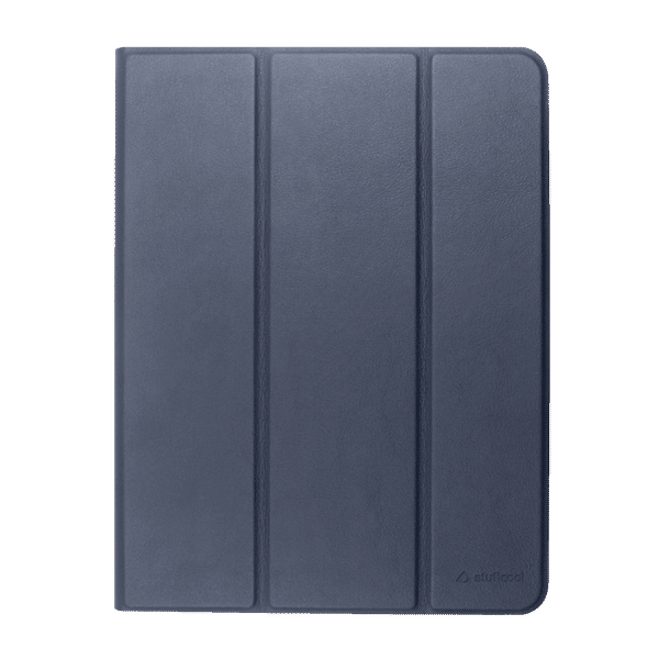 Stuffcool Flex Faux Leather Flip Cover for Apple iPad 10.9 Inch (10th Gen) (Built-in Pencil Holder, Navy)_1