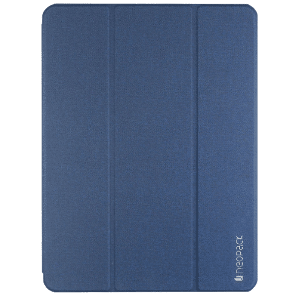 Neopack Delta Polyurethane Flip Cover for Apple iPad Pro (2nd Gen) (With Pencil Holder, Midnight Blue)_1