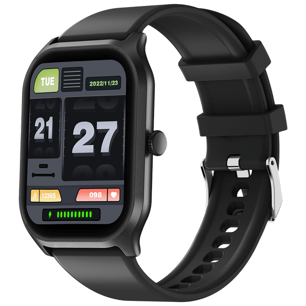 FIRE-BOLTT Hunter Smartwatch with Bluetooth Calling (51.05mm TFT Display, IP67 Water Resistant, Black Strap)_1