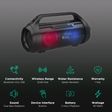 PORTRONICS Dash 11 40W Bluetooth Party Speaker (Multi Colour LED Light, Stereo Channel, Black)_2