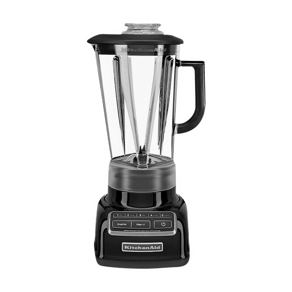 KitchenAid Classic 550 Watt 1 Jar Diamond Blender (Intelli-Speed Motor Control, Onyx Black)_1