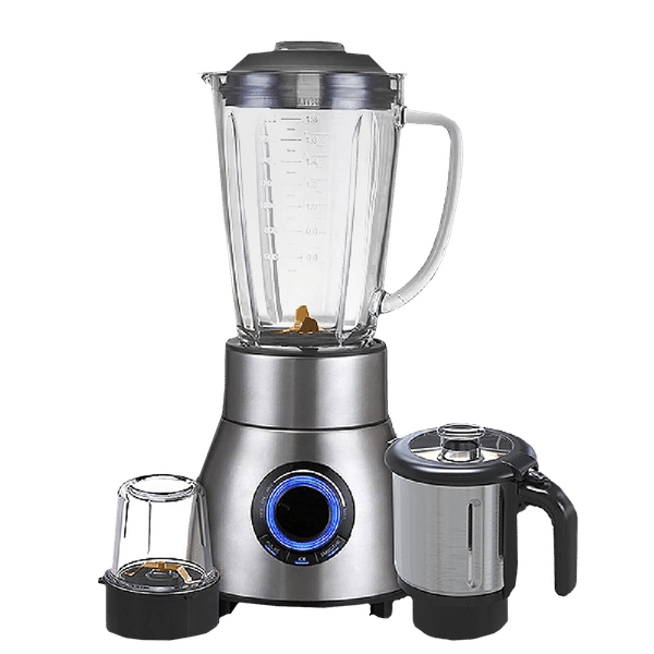 HAFELE Thea 1200 Watt 3 Jars Mixer Grinder (28000 RPM, One Touch Tactile Button, Silver)_1