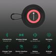 PORTRONICS Resound 5W Portable Bluetooth Speaker (Upto 8 Hours Playback Time, Black)_2