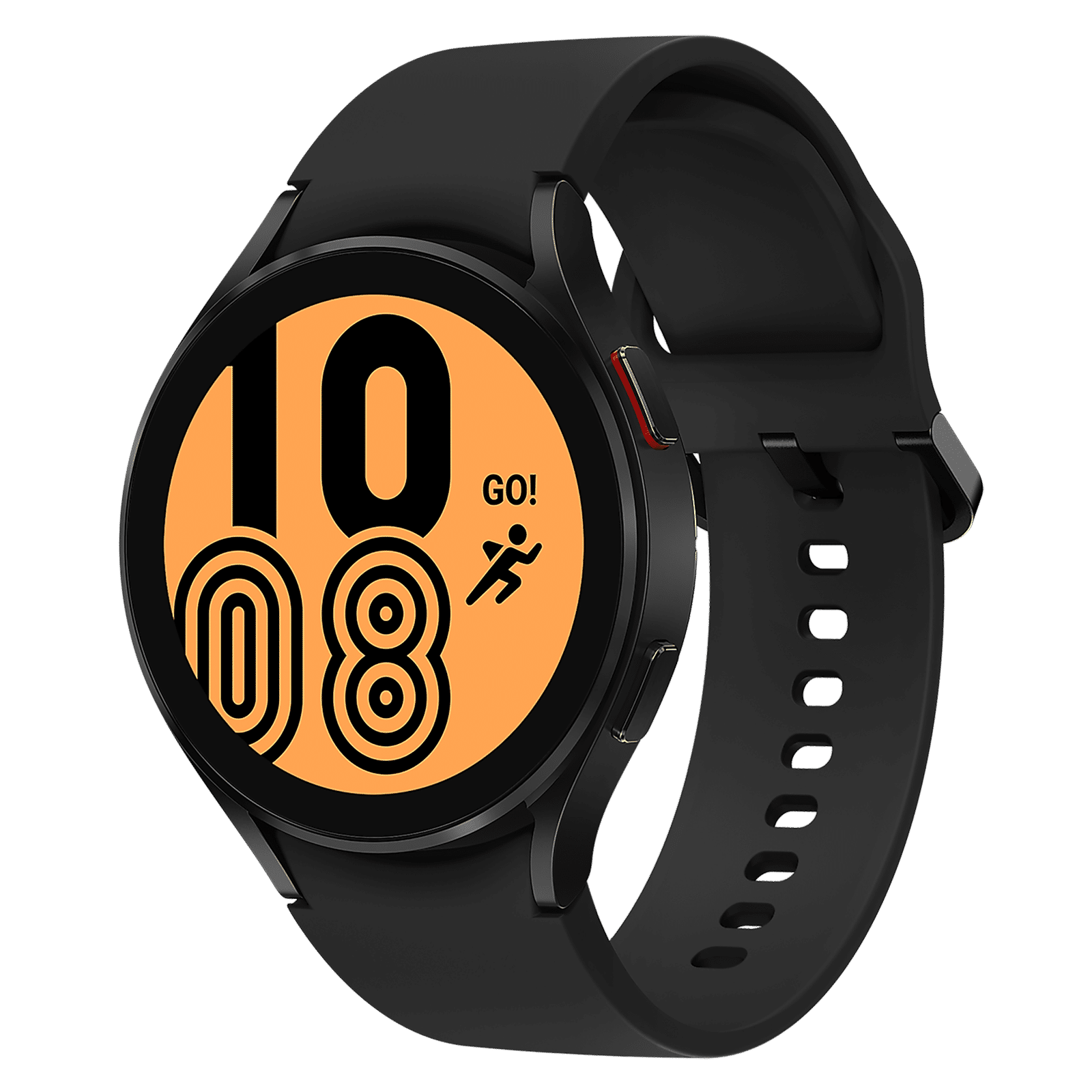 Buy SAMSUNG Watch4 Smartwatch 44mm) (Heart SM-R870NZKAINU, Black, Silicone Band) Online – Croma