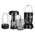WONDERCHEF Nutri-Blend 400 Watt 4 Jars Juicer Mixer Grinder (22000 RPM, Hands-Free Operation, Black)_1
