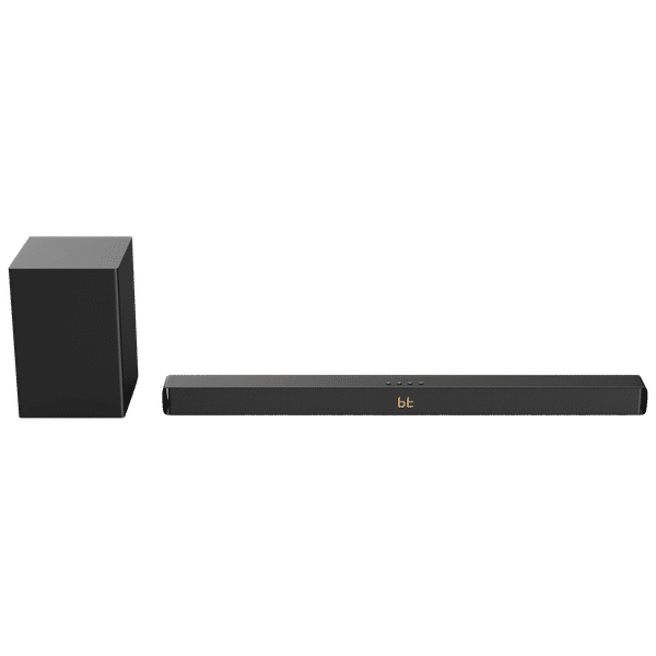 Croma 200W Soundbar with Remote (Wireless Subwoofer, 2.1 Channel, Black)_1