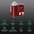 MAHARAJA WHITELINE Mark 1 Classic 450 Watt Juice Extractor (Maximum Juice Efficiency, Cherry Red)_2