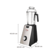 Tefal Grindforce 750 Watt 3 Jars Mixer Grinder (Eject System, Black/Silver)_3