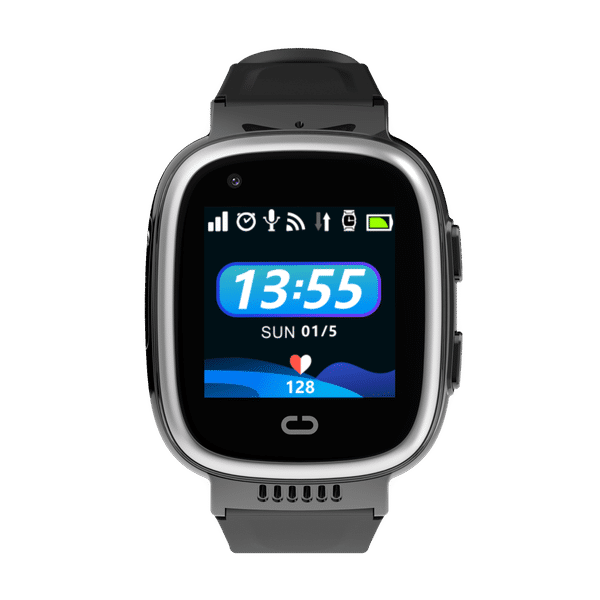 WATCHOUT Senior Pro Smartwatch with GPS (35mm Display, IP67 Waterproof, Black Strap)_1