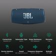 JBL Xtreme 3 100W Portable Bluetooth Speaker (IP67 Waterproof, Built-in Powerbank, Stereo Channel, Blue)_2