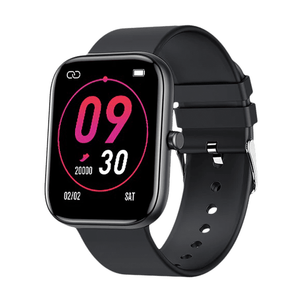 FIRE-BOLTT Dazzle Plus BSW037 Smartwatch with Activity Tracker (46mm HD Display, IP68 Water Resistant, Black Strap)_1