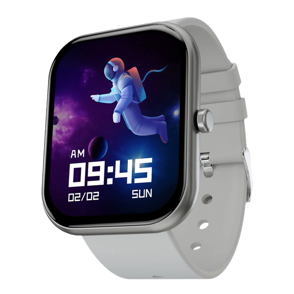 FIRE-BOLTT Dazzle Plus BSW037 Smartwatch with Activity Tracker (46mm HD Display, IP68 Water Resistant, Silver Strap)_1