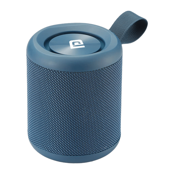 PORTRONICS SoundDrum P 20 Watts Portable Bluetooth Speaker (Multimedia Connectivity, POR-1579, Blue)_1