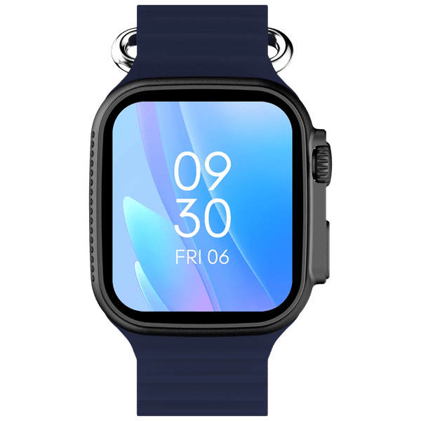 FIRE-BOLTT Warrior Smartwatch with Bluetooth Calling (49.7mm TFT HD Display, IP67 Water Resistant, Navy Blue Strap)_1