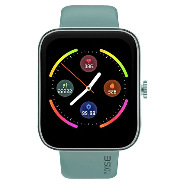 noise ColorFit Pulse Buzz Smartwatch with Bluetooth Calling (42.92mm TFT LCD Display, IP68 Waterproof, Olive Green Strap)_1