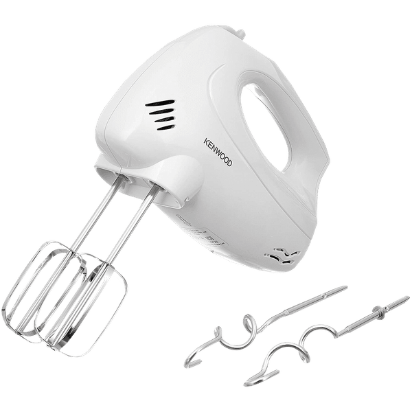 KENWOOD HM330 250 Watt 6 Speed Hand Mixer with 4 Attachments (Thumb Operated Speed Control, White)_1