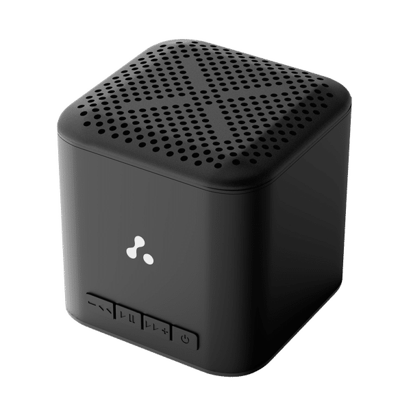 ambrane Evoke Cube Plus 5W Portable Bluetooth Speaker (12 Hours Playback Time, Black)_1